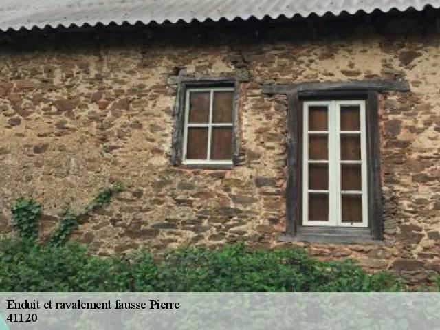 Enduit et ravalement fausse Pierre 41120